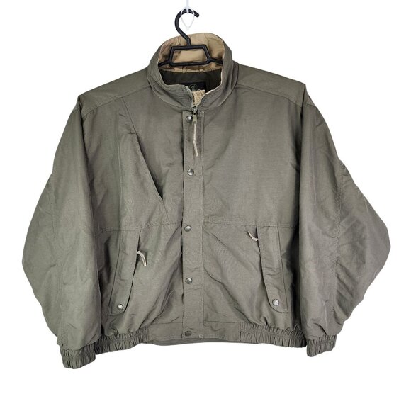 Mens Olive Green Redhead Jacket Full Zip Elastic Hem & Cuffs Long Sleeve Size XL - Picture 1 of 7